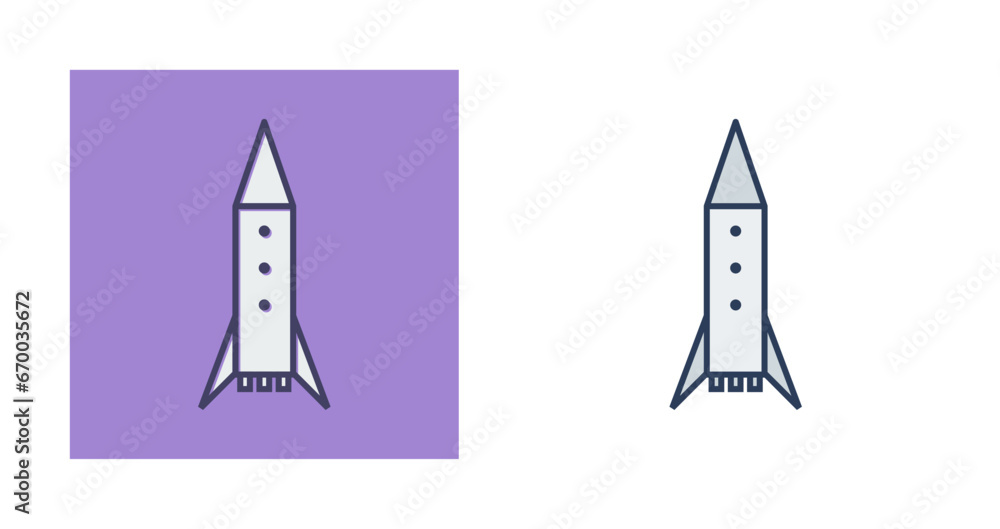 Space Rocket Vector Icon Space Rocket Vector Icon