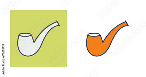 Smoking Pipe Vector Icon