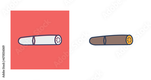 Cigar Vector Icon