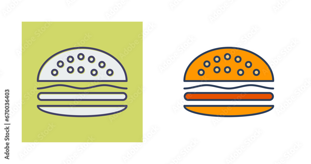 Burger Vector Icon Burger Vector Icon