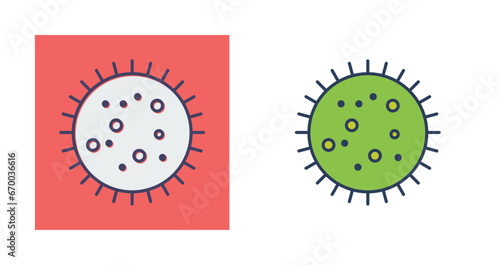 Bacteria in Slide Vector Icon
