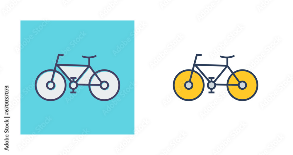 Fototapeta premium Bicycle Vector Icon
