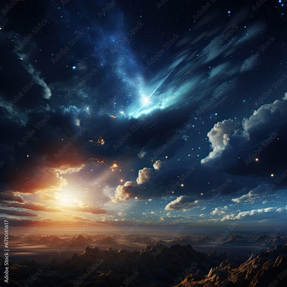 Hintergrundbild Himmel und Universum