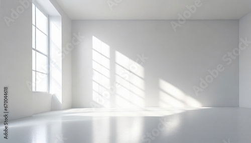 光が差し込む白い部屋 photo