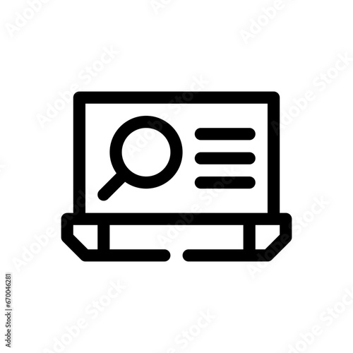 search line icon