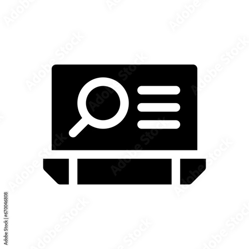 search glyph icon