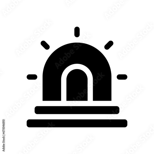 Siren glyph icon