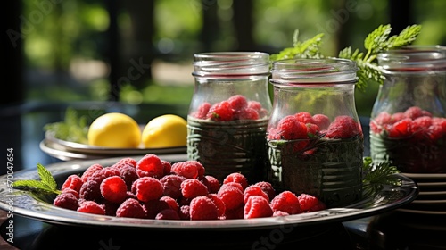 Homemade Smoothie Raspberry Jars Love, Background Image, Valentine Background Images, Hd