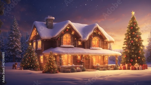 A cozy and warm Christmas home 25