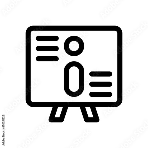 presentation line icon