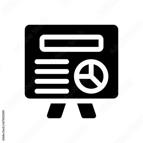 presentation glyph icon