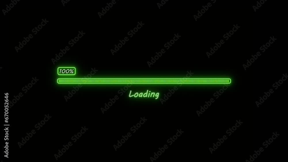 Simple Loading bar screen progress animation. Progress loading bar 0-100% Simple Loading bar screen progress animation. Progress loading bar 0-100%