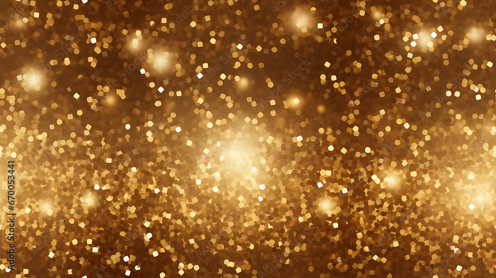 Golden christmas particles and sprinkles for a holiday celebration like christmas or new year. shiny golden lights. wallpaper background for ads or gifts - Seamless tile. Endless and repeat print. Golden christmas particles and sprinkles for a holiday celebration like christmas or new year. shiny golden lights. wallpaper background for ads or gifts - Seamless tile. Endless and repeat print.