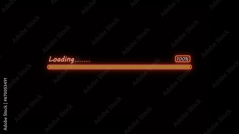 Loading bar icon animated 4K Loading bar icon animated 4K