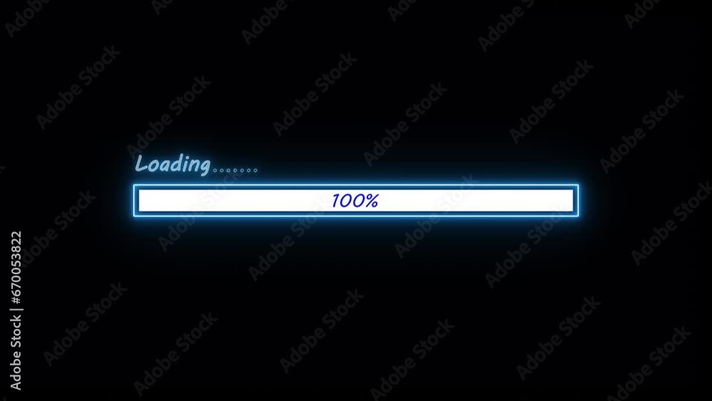 Simple Loading bar screen progress animation Simple Loading bar screen progress animation