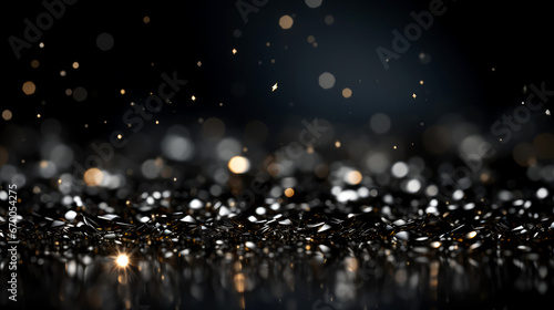 Ethereal Bokeh Background Texture Illuminated By Light