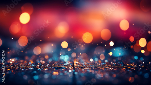 Ethereal Bokeh Background Texture Illuminated By Light