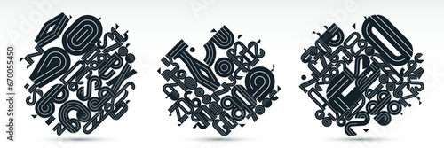 Dynamic messy abstract vect...