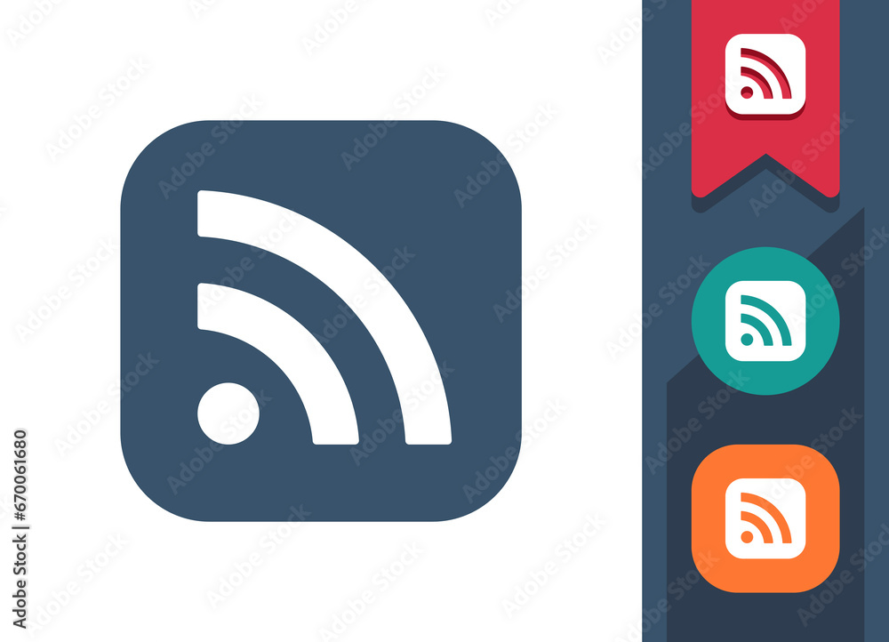 RSS Feed Icon. News, Subscribe, Feed, Button RSS Feed Icon. News, Subscribe, Feed, Button