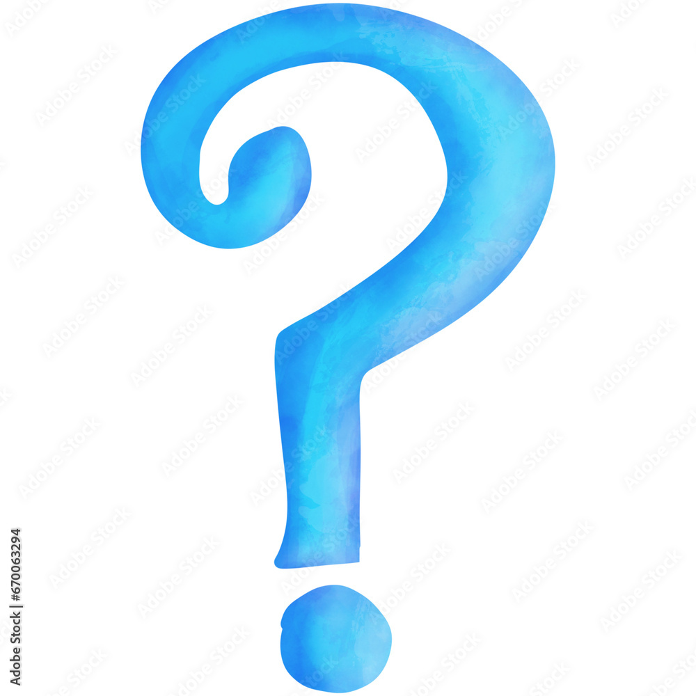 watercolor question mark illustration watercolor question mark illustration