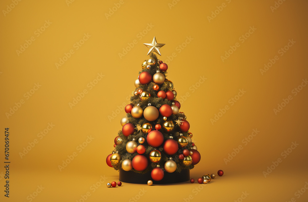 Φωτογραφία オーナメントとクリスマスツリー