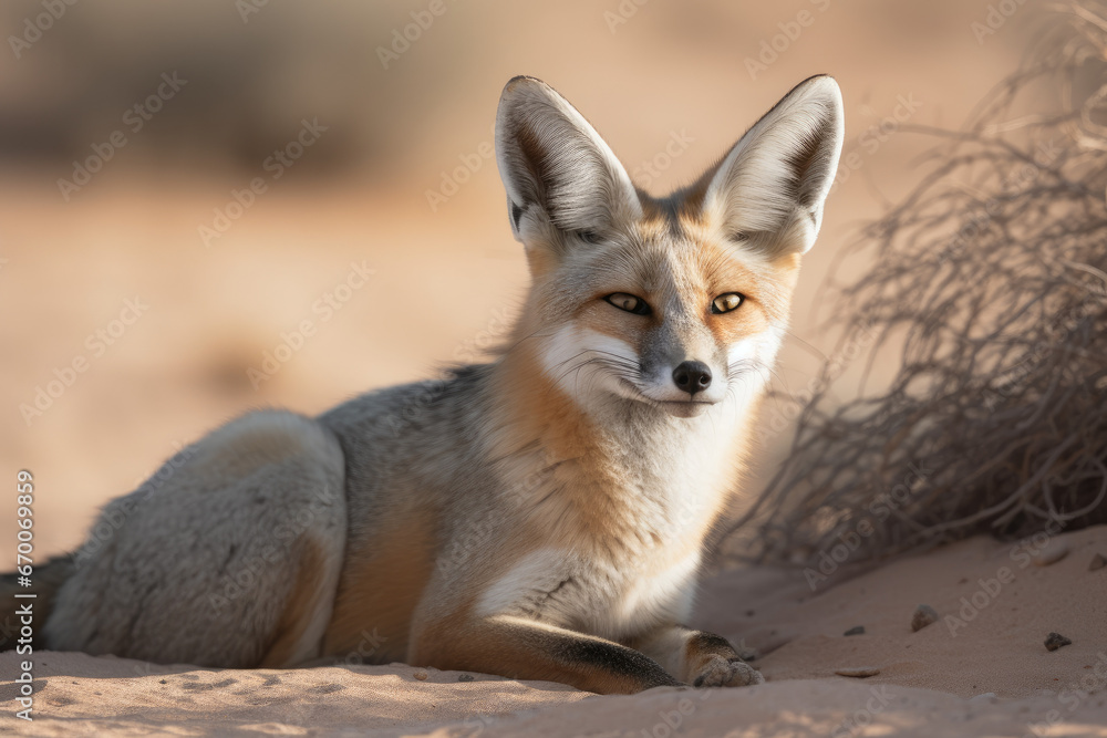 Red fox portrait - Generative AI Red fox portrait - Generative AI
