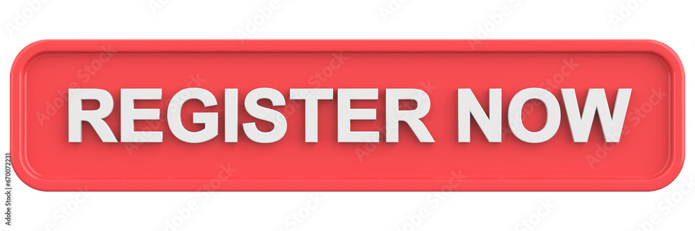 Register now button. 3D illustration. Register now button. 3D illustration.