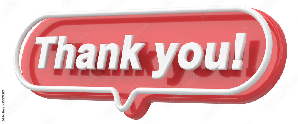 Thank you. Word and Phrase. 3D illustration. Thank you. Word and Phrase. 3D illustration.