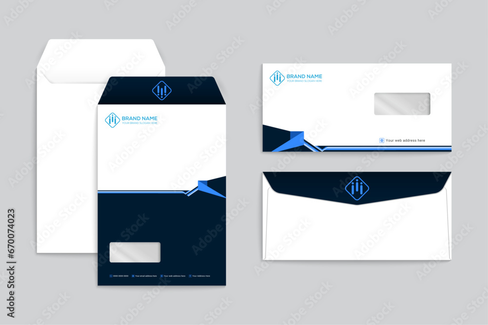 Fototapeta premium Healthcare service envelope design
