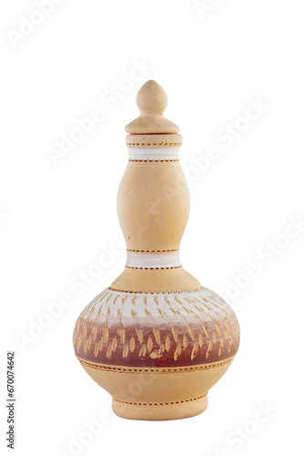 Gourd-shaped vase locally known as Labu Sayong in Malaysia for home decor photo