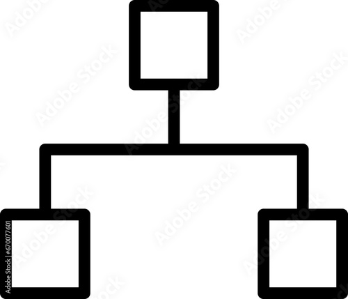 Ethernet Line Icon (Vector) Illustraction
