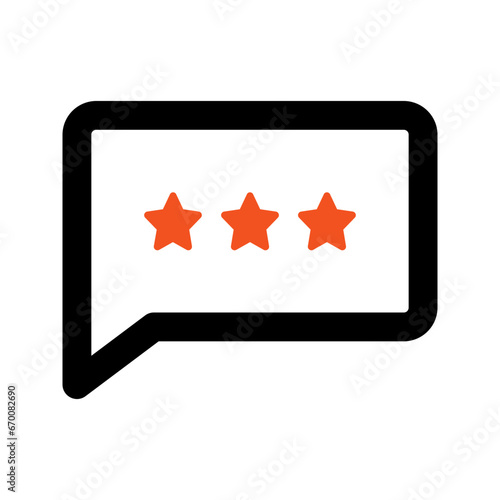 reviews line icon