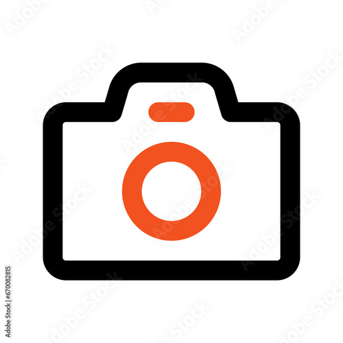 camera line icon