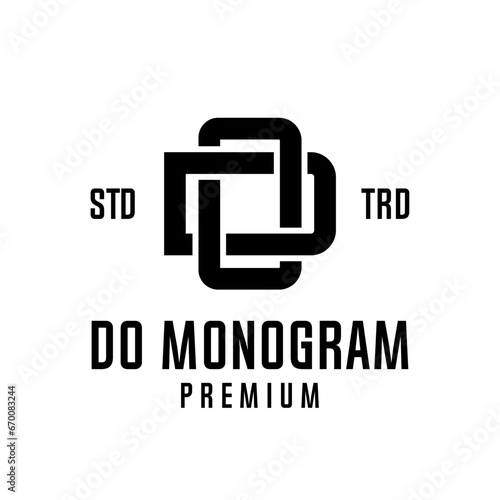 Do Letter initial logo icon template
