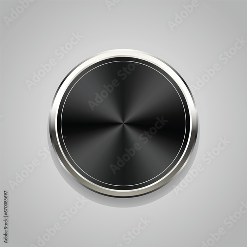 Luxury silver badges and labels. Retro vintage circle badge design
