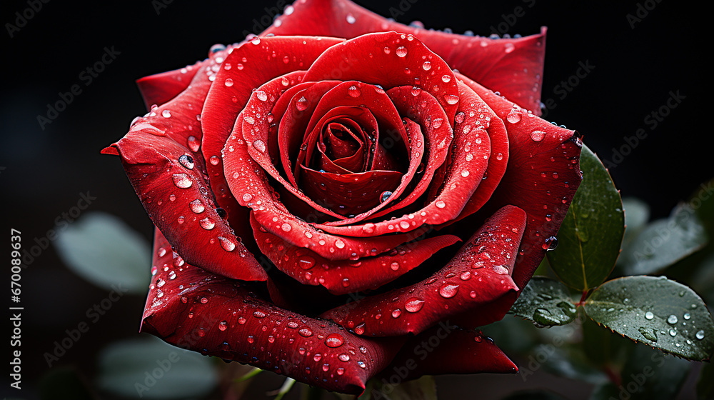 a photo of 3d rendered red rose made with generative AI a photo of 3d rendered red rose made with generative AI