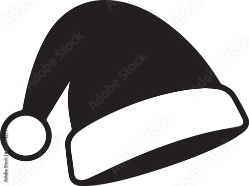 illustration of Santa Christmas hat