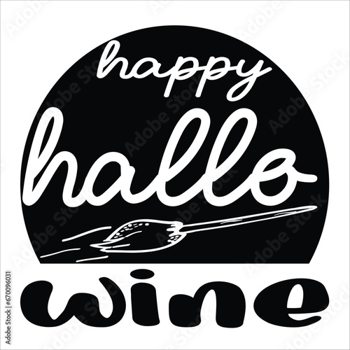 Tableau sur toile Happy hallo wine