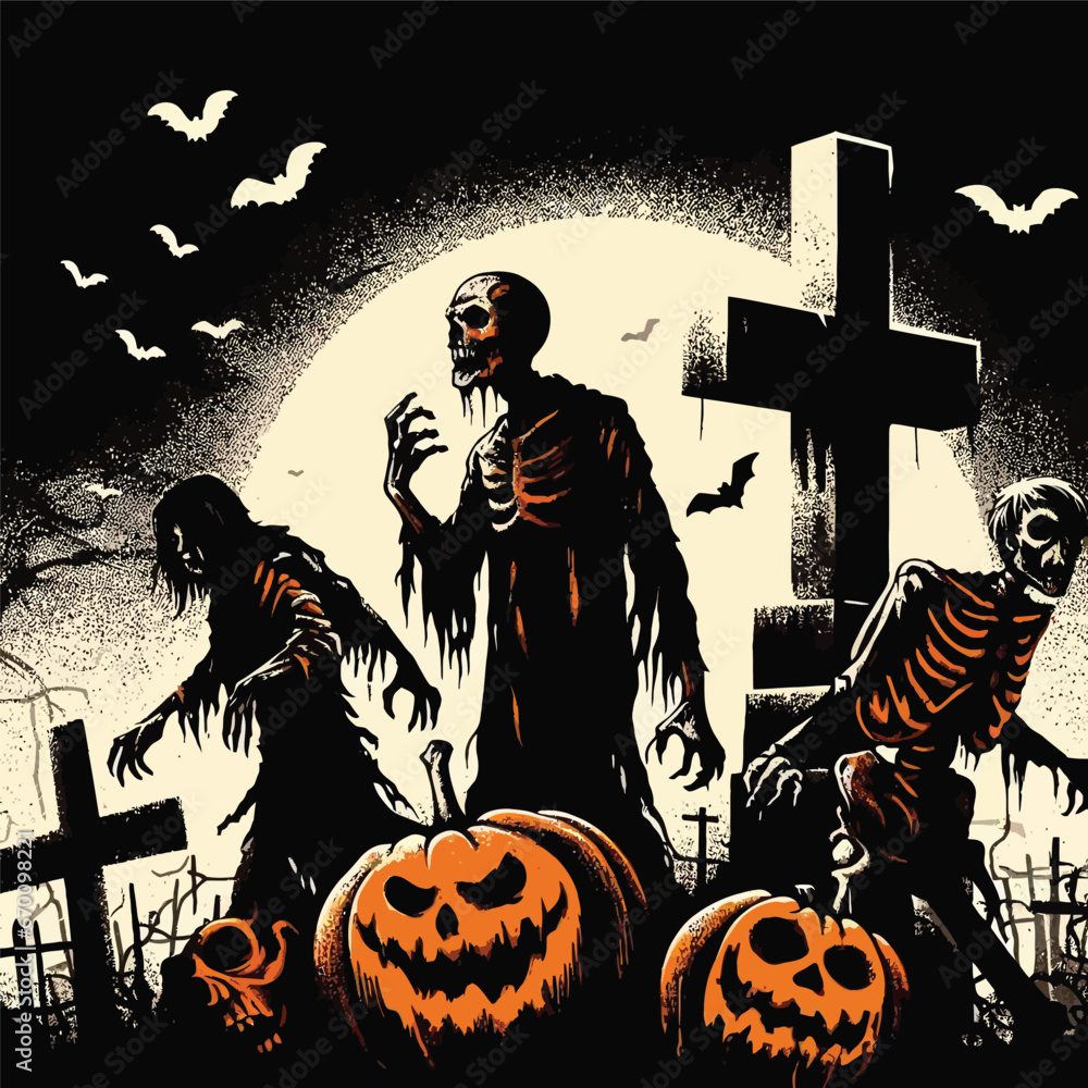 Spaventosa Per Halloween, Walking Dead, Taglia Unica Unisex - Foto 6