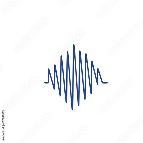  Radio Wave icons. Monochrome simple sound wave icons