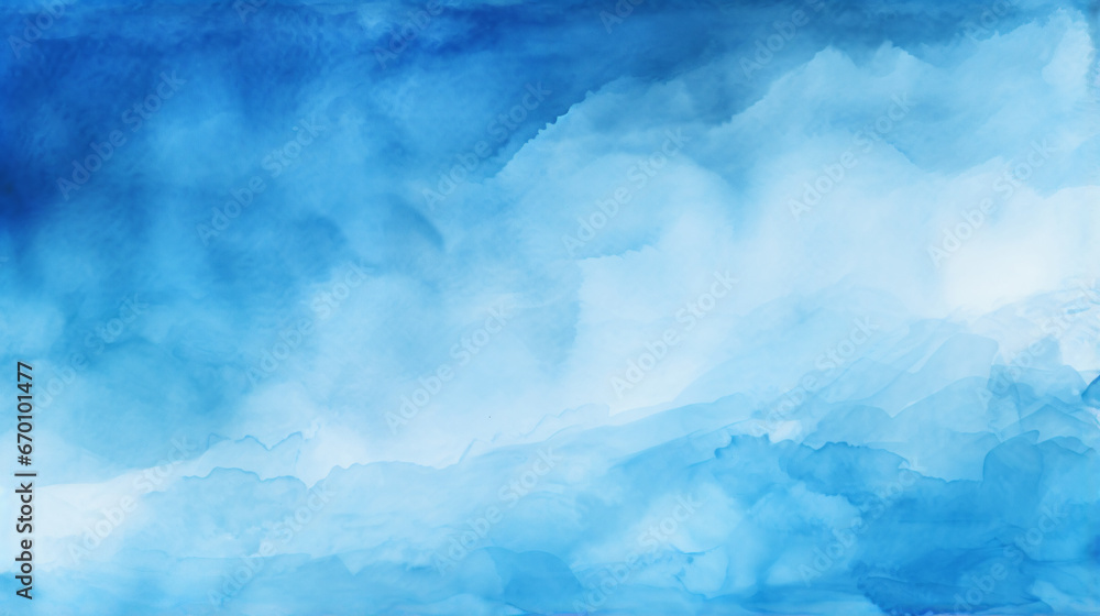 blue watercolor painting backgroundd