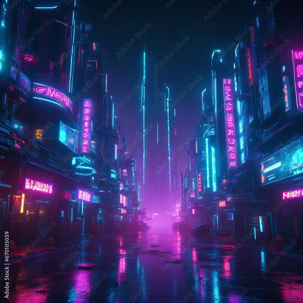 Ciudad neon
