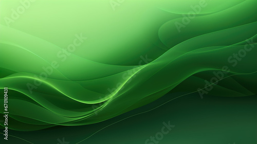 Abstract organic green lines as wallpaper background illustration