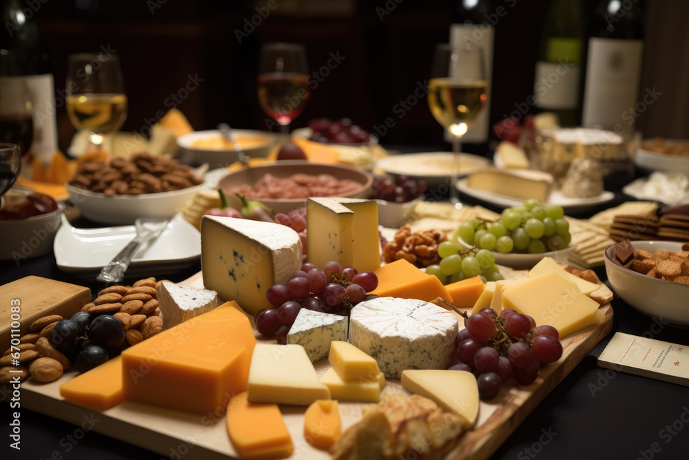 Cheese and wine - Generative AI 