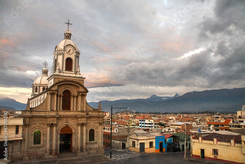 Reise durch Südamerika. Riobamba in Ecuador.