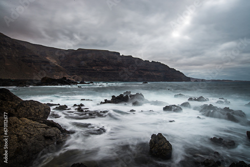 storm over the sea