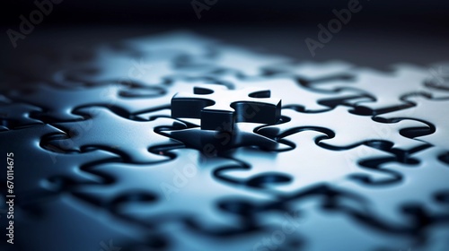Finding the Missing Piece: Puzzle with Space
