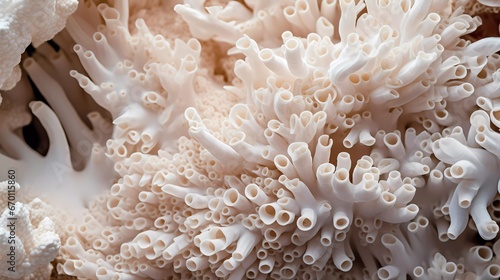 Underwater Detail: White Coral Close-Up with Natural Patterns