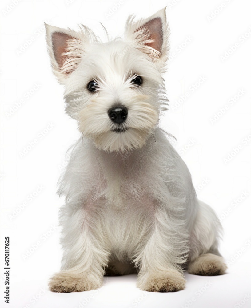 small white dog sitting on a white floor small white dog sitting on a white floor