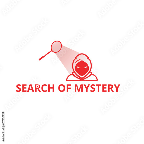 Mystery logo, Detective logo, Search logo (ID: 670120827)